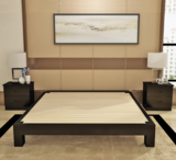 简约现代实木床 卧室家具简易木质榻榻米 单人双人松木床